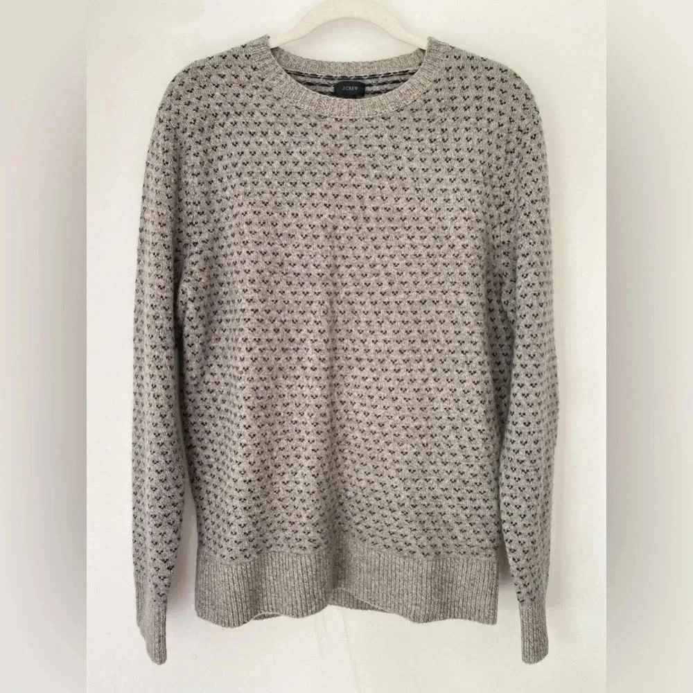 J. Crew Sweater Men’s Medium 100% Lambswool Crewneck